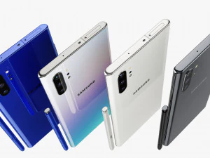 samsung galaxy note 10 plus all colors 3D Model