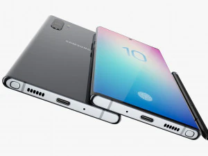 samsung galaxy note 10 plus all colors 3D Model
