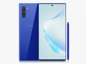 samsung galaxy note 10 and note 10 plus all colors 3D Model