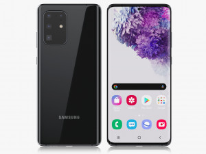 samsung galaxy s20 ultra black 3D Модель