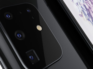 samsung galaxy s20 ultra black 3D Модель
