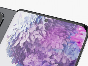 samsung galaxy s20 ultra black 3D Модель