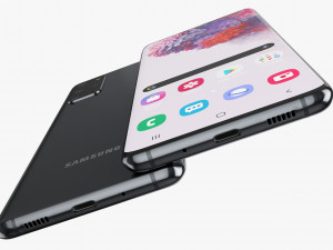 samsung galaxy s20 plus black 3D Модель