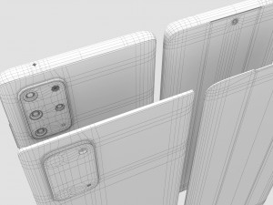 samsung galaxy s20 plus black 3D Модель