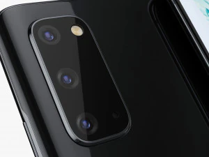 samsung galaxy s20 and s20 plus and s20 ultra black 3D Model