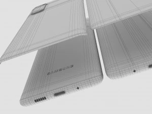 samsung galaxy s20 and s20 plus and s20 ultra black 3D Model