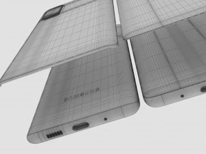 samsung galaxy s20 and s20 plus and s20 ultra black 3D Model