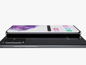 samsung galaxy s20 and s20 plus and s20 ultra black 3D Model