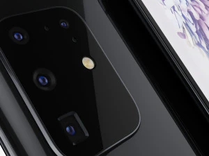 samsung galaxy s20 and s20 plus and s20 ultra black 3D Model