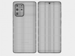samsung galaxy s20 and s20 plus and s20 ultra black Modelo 3D