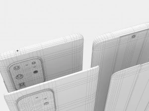 samsung galaxy s20 and s20 plus and s20 ultra black 3D Model
