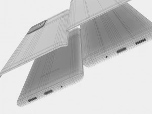 samsung galaxy s20 and s20 plus and s20 ultra black 3D Model
