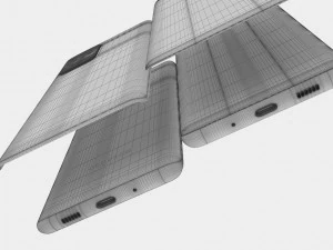 samsung galaxy s20 and s20 plus and s20 ultra black 3D Model