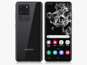 samsung galaxy s20 5g ultra cosmic black Modello 3D