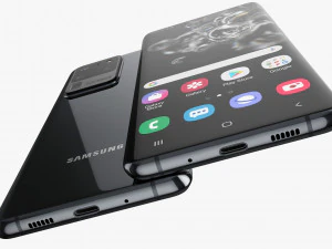 samsung galaxy s20 e s20 plus e s20 5g ultra c&oacute;smico preto Modelo 3D