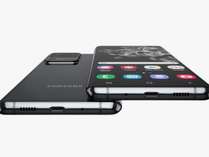 samsung galaxy s20 and s20 plus and s20 5g ultra cosmic black 3D 模型