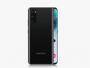 samsung galaxy s20 and s20 plus and s20 5g ultra cosmic black 3D 模型