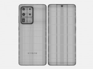 samsung galaxy s20 and s20 plus and s20 5g ultra cosmic black 3D 模型