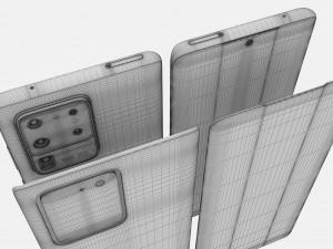samsung galaxy s20 and s20 plus and s20 5g ultra cosmic black 3D 模型