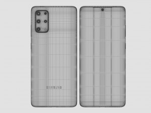 samsung galaxy s20 and s20 plus and s20 5g ultra cosmic black 3D 模型
