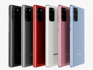 samsung galaxy s20 plus 5g all colors Modelo 3D
