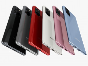 samsung galaxy s20 plus 5g all colors Modelo 3D