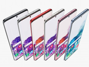 samsung galaxy s20 plus 5g all colors Modelo 3D