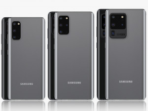 samsung galaxy s20 and s20 plus and s20 5g ultra cosmic black gray Modelo 3D