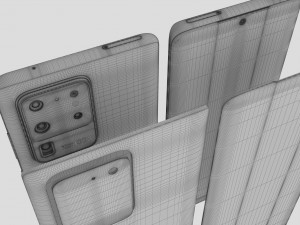 samsung galaxy s20 and s20 plus and s20 5g ultra cosmic black gray Modelo 3D