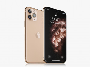 apple iphone 11 pro 11 pro max 11 all colors Model 3D