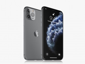 apple iphone 11 pro 11 pro max 11 all colors Model 3D