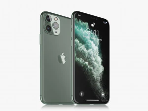 apple iphone 11 pro 11 pro max 11 all colors 3D Model