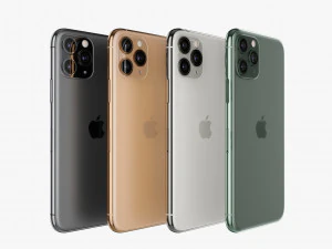 apple iphone 11 pro 11 pro max 11 all colors 3D Model