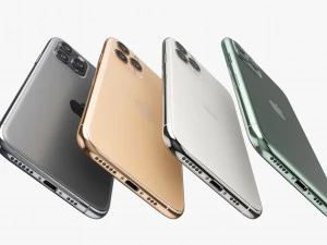 apple iphone 11 pro 11 pro max 11 all colors 3D Model