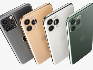 apple iphone 11 pro 11 pro max 11 all colors Model 3D