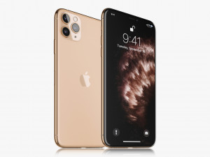 apple iphone 11 pro 11 pro max 11 all colors Model 3D