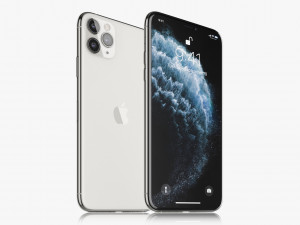 apple iphone 11 pro 11 pro max 11 all colors Model 3D