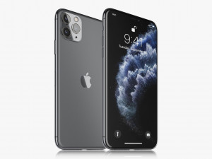 apple iphone 11 pro 11 pro max 11 all colors Model 3D