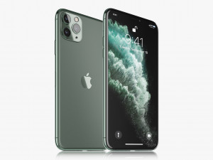 apple iphone 11 pro 11 pro max 11 all colors Model 3D