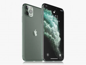 apple iphone 11 pro 11 pro max 11 all colors 3D Model