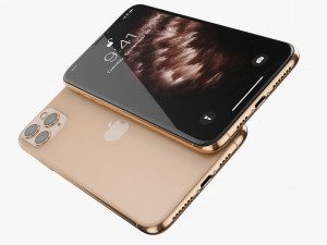 apple iphone 11 pro 11 pro max 11 all colors Model 3D