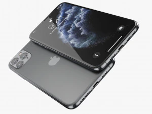 apple iphone 11 pro 11 pro max 11 all colors 3D Model