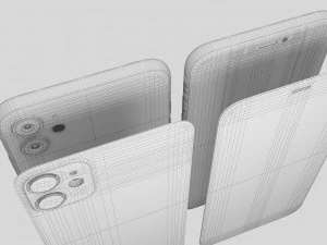 apple iphone 11 pro 11 pro max 11 all colors 3D Model