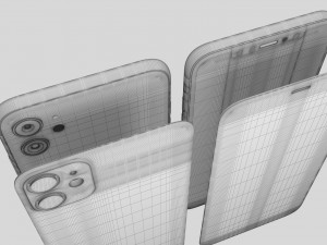 apple iphone 11 pro 11 pro max 11 all colors Model 3D