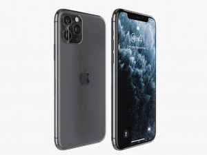 apple iphone 11 pro 11 pro max 11 all colors 3D Model