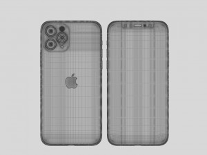 apple iphone 11 pro 11 pro max 11 all colors Model 3D