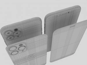 apple iphone 11 pro 11 pro max 11 all colors 3D Model