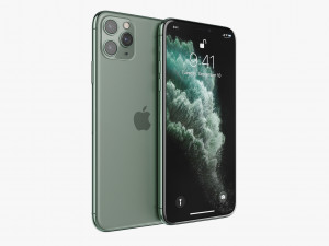 apple iphone 11 pro 11 pro max 11 all colors Model 3D