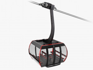 cableway 3s cabin cwa atria 3D Model