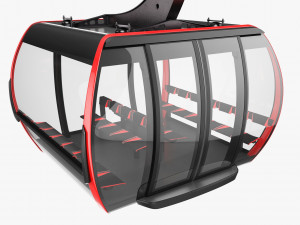 cableway 3s cabin cwa atria 3D Model